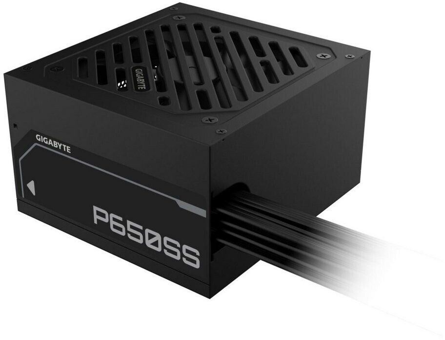 ALIMENTATORE POWER SUPPLY GIGABYTE P650SS 650W 20+4 pin ATX Black 80+ SILVER GP-P650SS - immagine 2