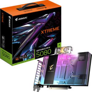 SCHEDA VIDEO GIGABYTE NVIDIA AORUS GeForce RTX 5080 XTREME WATERFORCE WB 16GB GDDR7