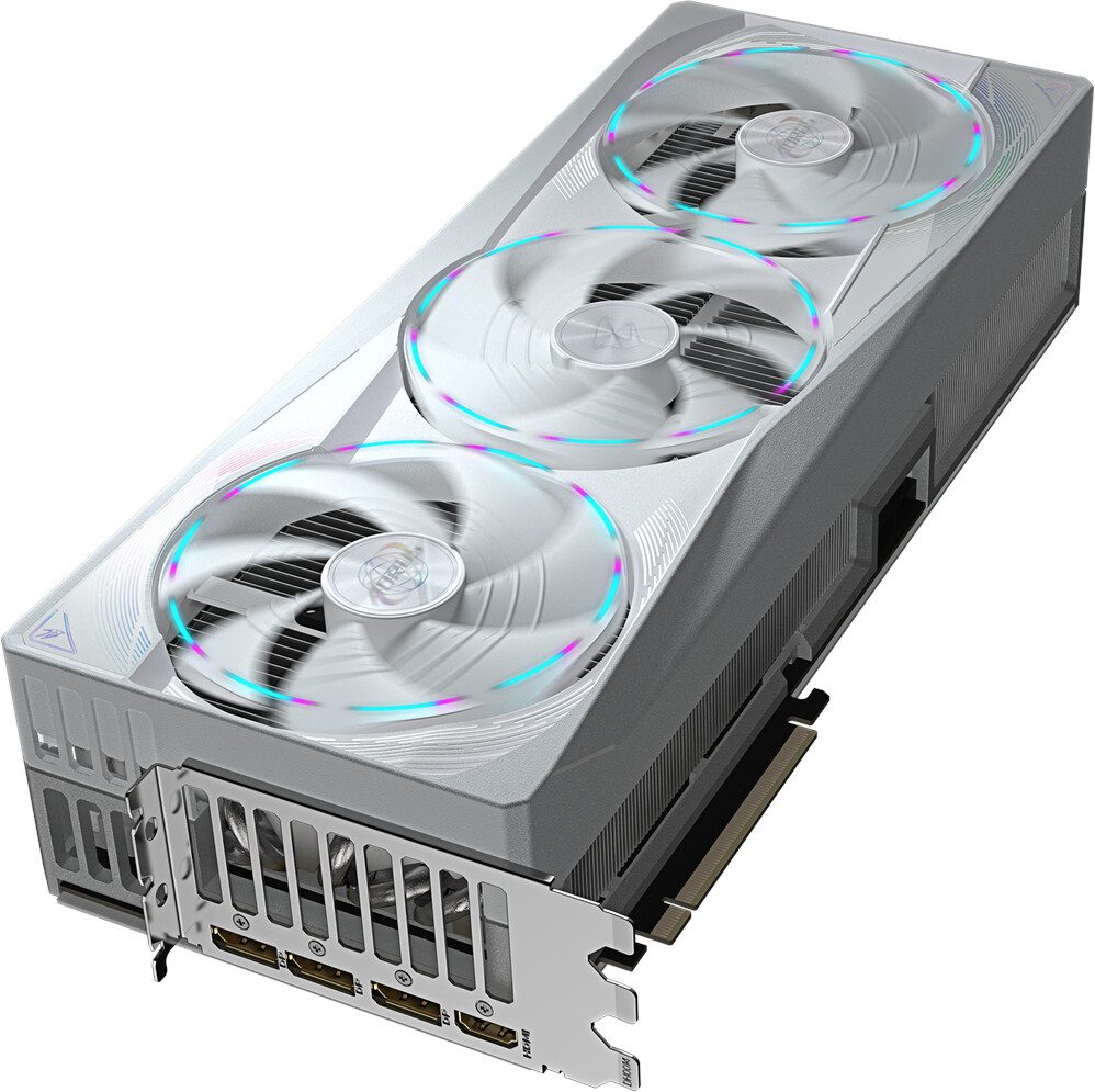 SCHEDA VIDEO GIGABYTE NVIDIA GeForce RTX 5090 AORUS MASTER ICE 32GB GDDR7 GV-N5090AORUSM ICE-32GD - immagine 9