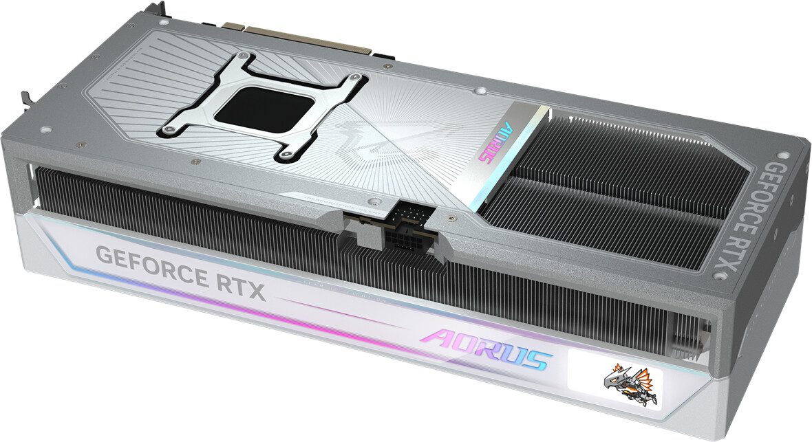 SCHEDA VIDEO GIGABYTE NVIDIA GeForce RTX 5090 AORUS MASTER ICE 32GB GDDR7 GV-N5090AORUSM ICE-32GD - immagine 5