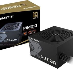 ALIMENTATORE POWER SUPPLY Gigabyte P650G 650W 20+4 pin ATX Black 80+ GOLD GP-P650G PG5