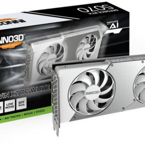 SCHEDA VIDEO INNO3D NVIDIA GeForce RTX 5070 TWIN X2 OC WHITE 12 GB GDDR7