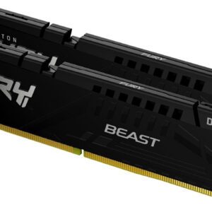 MEMORIE RAM DDR5 Kingston Technology FURY Beast KIT 2x8GB 16GB 6000MHz DDR5 CL36 Black XMP/EXPO KF560C36BBEK2-16