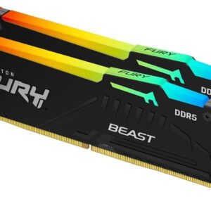 MEMORIE RAM DDR5 Kingston Technology FURY Beast KIT 16GB 2x8GB 5600MHz CL36 RGB XMP/EXPO KF556C36BBEAK2-16