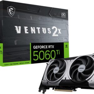 SCHEDA VIDEO MSI NVIDIA GeForce RTX 5060 TI VENTUS 2X OC PLUS 16GB GDDR7