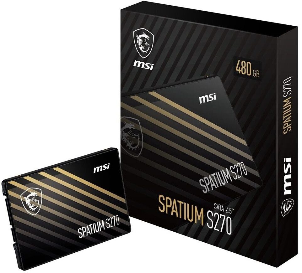 SSD MSI Spatium S270 SATA 2.5 480GB 2.5" Serial SATA III 3D NAND (S78-440E350-P83)