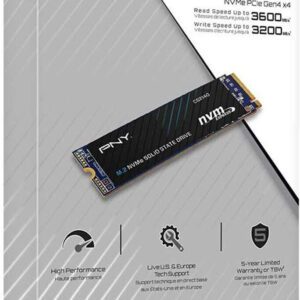 SSD PNY CS2140 1TB M.2 PCI Express 4.0 NVMe 3D NAND M280CS2140-1TB-RB