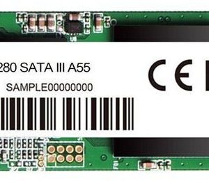 SSD Silicon Power M.2 2280 A55 Half-slim 256GB Serial SATA III SLC - SP256GBSS3A55M28