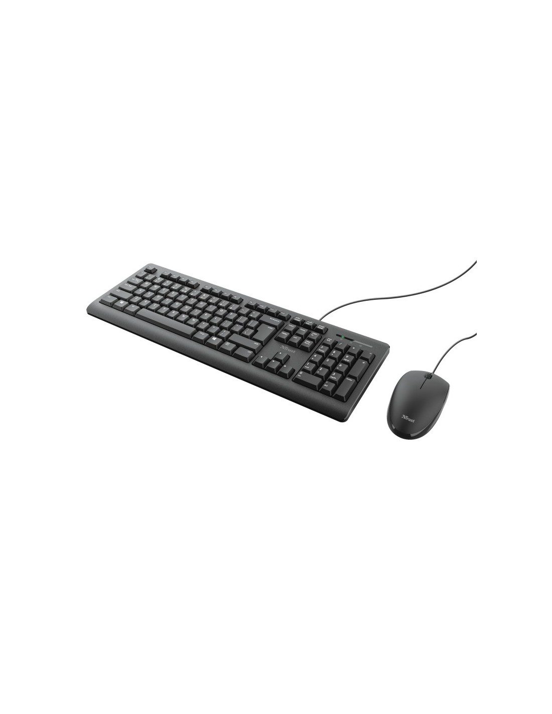 Kit Tastiera e Mouse Trust Primo Keyboard & Mouse Wired Spill-Resistant - immagine 2