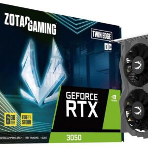 SCHEDA VIDEO Zotac NVIDIA GeForce RTX 3050 Twin Edge OC 6GB GDDR6 (ZT-A30510H-10L)
