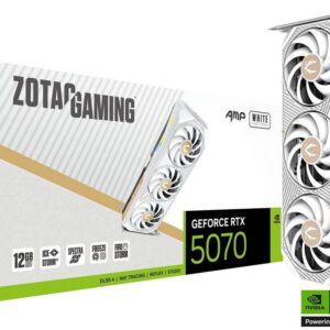 SCHEDA VIDEO Zotac GAMING NVIDIA GeForce RTX 5070 AMP WHITE EDITION 12GB GDDR7