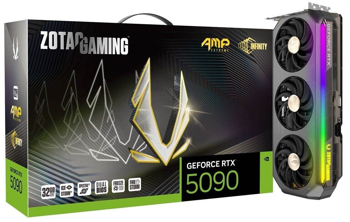 SCHEDA VIDEO Zotac GAMING NVIDIA GeForce RTX 5090 AMP Extreme INFINITY 32GB GDDR7