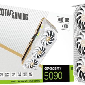 SCHEDA VIDEO Zotac GAMING NVIDIA GeForce RTX 5090 SOLID OC WHITE EDITION 32GB GDDR7