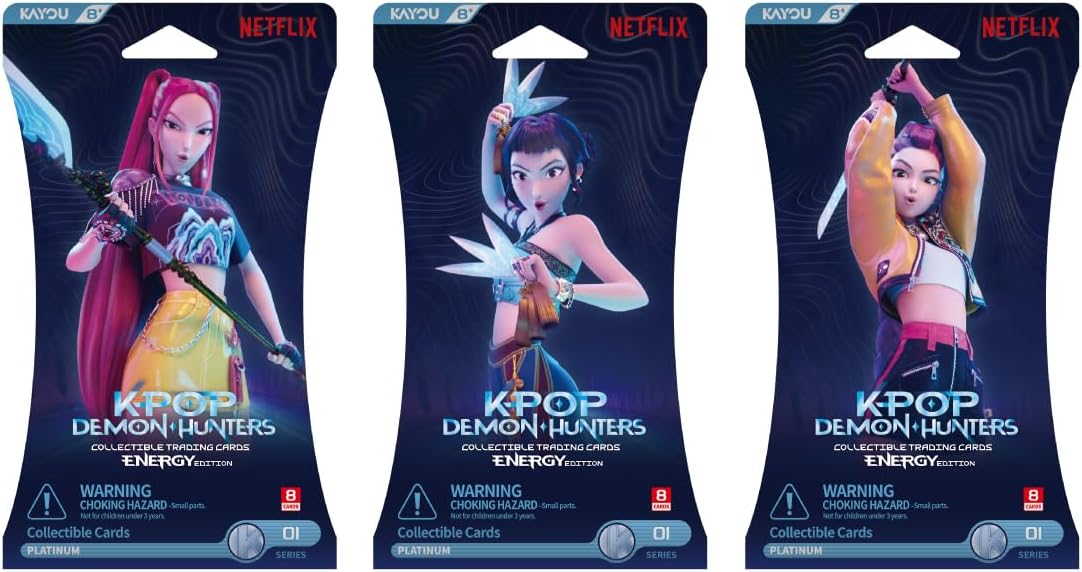 Kpop Demon Hunters Kayou Energy Edition Busta Singola (8 Carte)