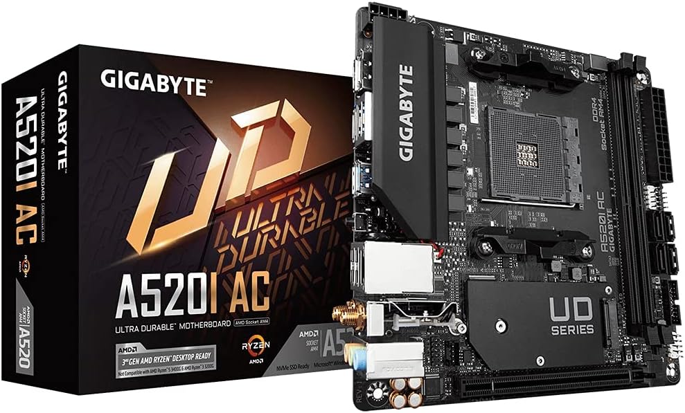 SCHEDA MADRE GIGABYTE A520I AC UD SERIES SOCKET AM4 MINI ITX (A520I AC)