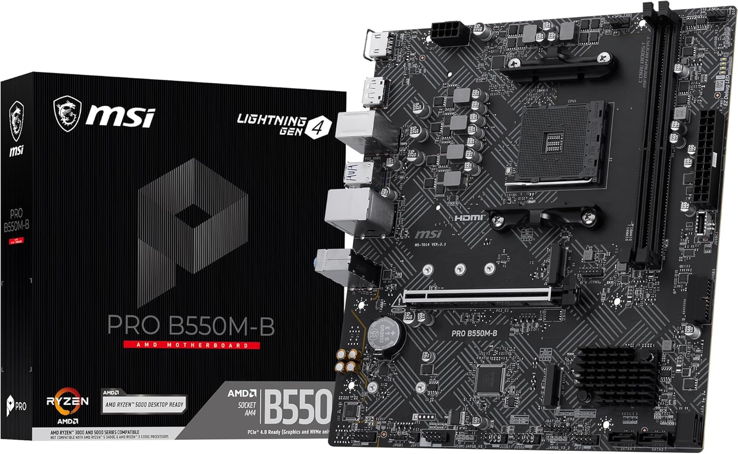 SCHEDA MADRE MSI PRO B550M-B SOCKET AM4