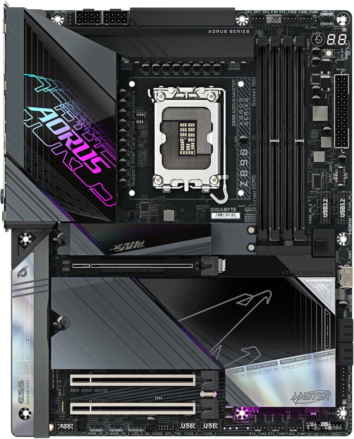 SCHEDA MADRE GIGABYTE Z890 AORUS MASTER SOCKET 1851 - immagine 5