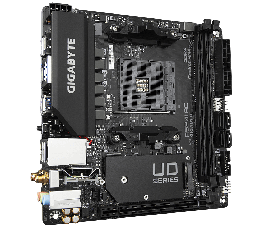 SCHEDA MADRE GIGABYTE A520I AC UD SERIES SOCKET AM4 MINI ITX (A520I AC) - immagine 3
