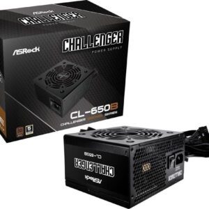 ALIMENTATORE POWER SUPPLY ASRock Challenger CL-650B 650W 80+ BRONZE (90-UXC065-BNEAAA)