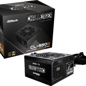 ALIMENTATORE POWER SUPPLY ASRock Challenger Bronze CL-550B 550W 80+ BRONZE (CL-550B)