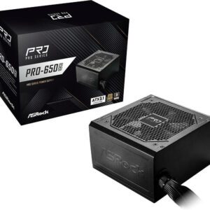 ALIMENTATORE POWER SUPPLY ASRock PRO-650G 650W 80+ Gold (90-UXR065-GNEAA2)