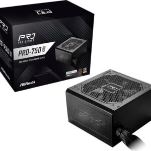 ALIMENTATORE POWER SUPPLY Asrock PRO-750B 750W 24-pin ATX Black 80+ BRONZE (PRO-750B)