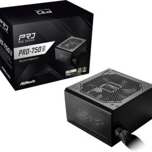 ALIMENTATORE POWER SUPPLY Asrock PRO-750G 750W 24-pin ATX Black 80+ GOLD (PRO-750G)