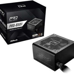 ALIMENTATORE POWER SUPPLY Asrock PRO-850B 850W 24-pin ATX Black 80+ BRONZE (PRO-850B)