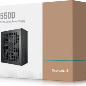 ALIMENTATORE POWER SUPPLY DeepCool PL-550-D V2 550W 80+ BRONZE (R-PL550D-FC0B-EU-V2)