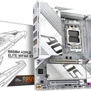 SCHEDA MADRE GIGABYTE B850M AORUS ELITE WIFI6E ICE SOCKET AM5 (B850M AORUS ELITE WIFI6E ICE)