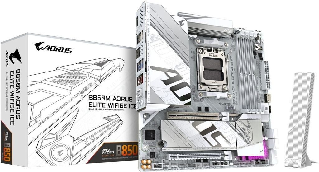 SCHEDA MADRE GIGABYTE B850M AORUS ELITE WIFI6E ICE SOCKET AM5 (B850M AORUS ELITE WIFI6E ICE)