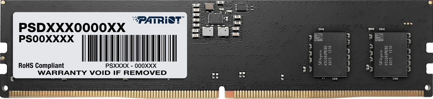 RAM DDR5 Patriot Memory Signature Line 16GB 5600MHz (PSD516G56002)