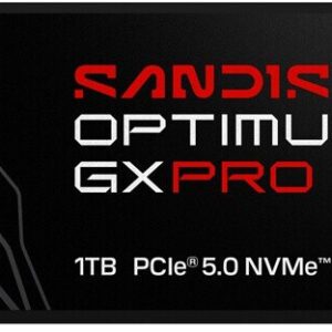 SSD SanDisk Optimus GX PRO 8100 1TB M.2 PCI Express 5.0 NVMe TLC 3D NAND - SDSP82100TAN-000E0