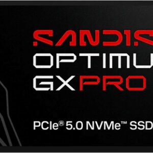 SSD SanDisk Optimus GX PRO 8100 2TB M.2 PCI Express 5.0 NVMe TLC 3D NAND - SDSP82200TAN-000E0