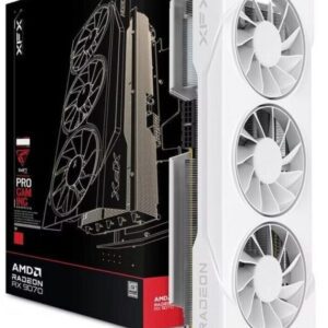 SCHEDA VIDEO XFX RADEON RX 9070 GRE Swift White Tri-Fan 12GB (RX-97GRE29W7)