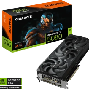 Scheda video GIGABYTE NVIDIA GeForce RTX 5080 WINDFORCE OC SFF 16GB - GV-N5080WF3OC-16GD