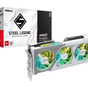 Scheda video Asrock Radeon RX 9060 XT Steel Legend OC 8GB GDDR6 - RX9060XT SL 8GO
