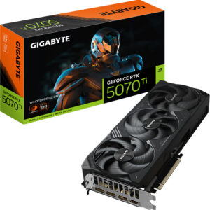 Scheda video GIGABYTE NVIDIA GeForce RTX 5070 Ti WINDFORCE OC SFF 16GB - GV-N507TWF3OC-16GD