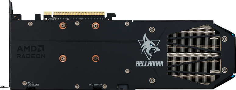 Scheda video PowerColor Hellhound Radeon RX 9060 XT 8GB GDDR6 - RX9060XT 8G-L/OC - immagine 5
