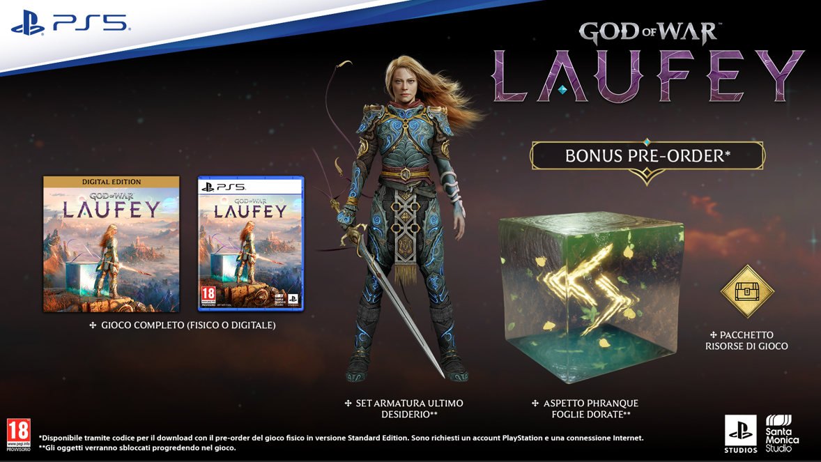 PREORDINE - God of War Laufey PS5 Playstation 5 - immagine 2